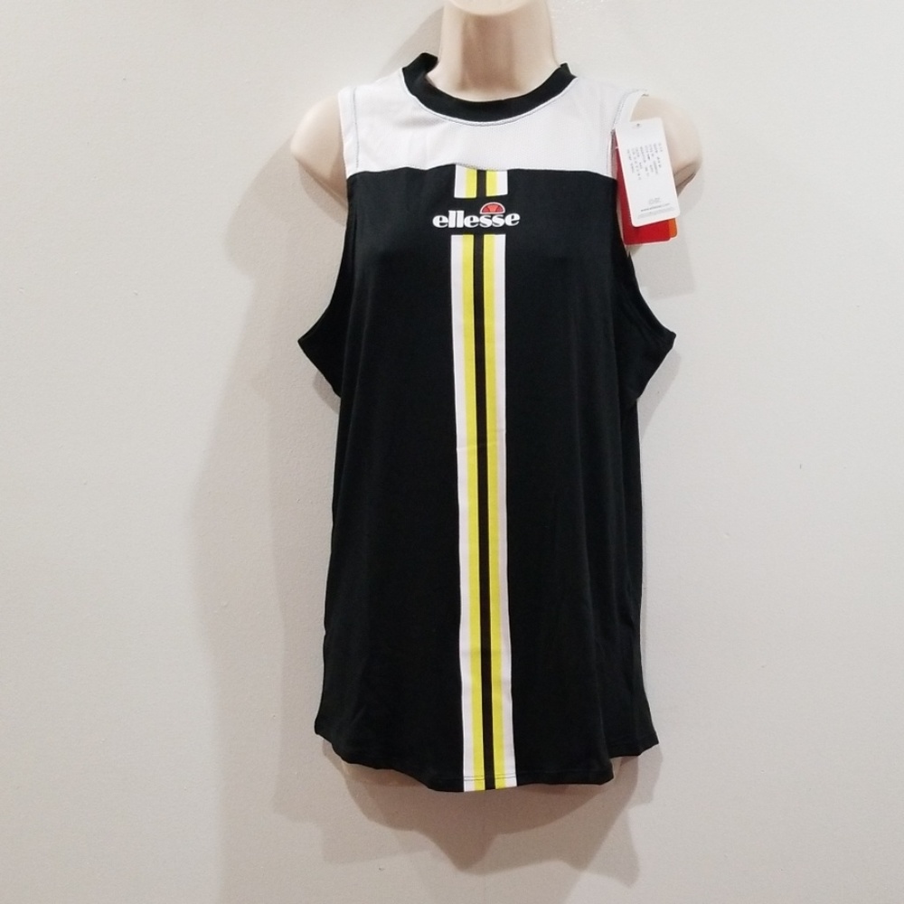 Ellesse Buffy women's black tank top size 6